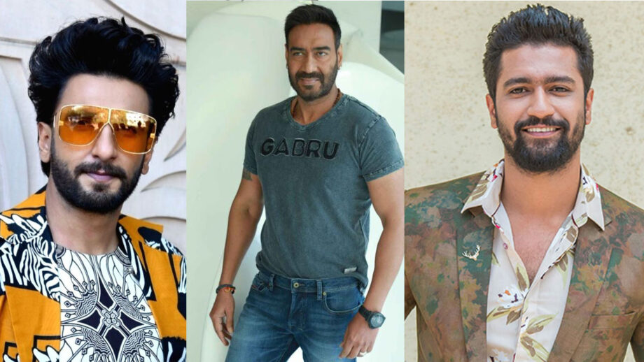 6 Pictures Of Ranveer Singh, Ajay Devgn, Vicky Kaushal In Their Offbeat Looks!
