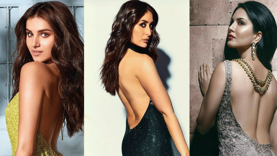 A Glimpse Into Tara Sutaria, Kareena Kapoor, And Sunny Leone's Outfits That Exposed Their Back! 6