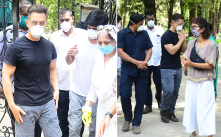 Aamir Khan & Kiran Rao attend their assistant Amos' funeral during Covid-19 lockdown