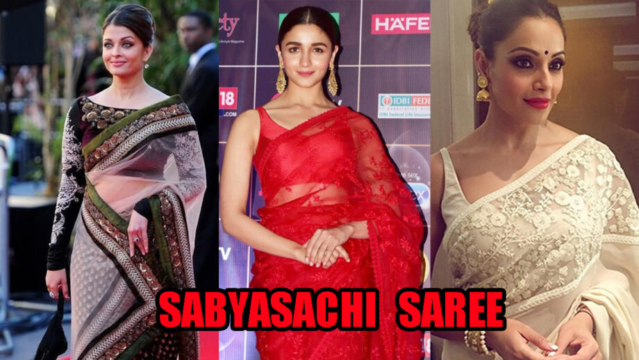 Aishwarya Rai Bachchan VS Alia Bhatt VS Bipasha Basu: Who Wore Sabyasachi Saree Better? 3