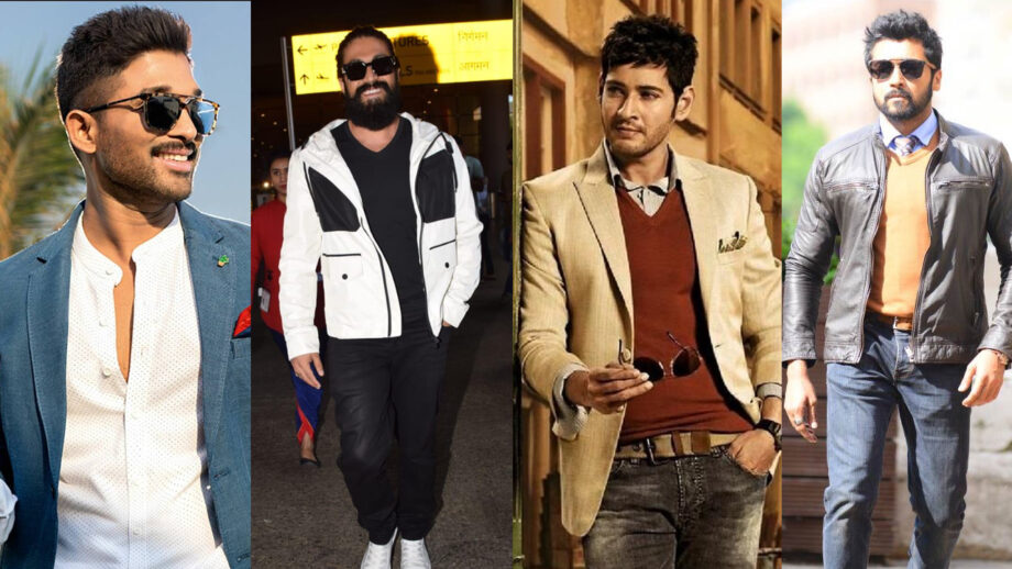 Allu Arjun, Yash, Mahesh Babu, Suriya: Top fashion picks from Tollywood ...