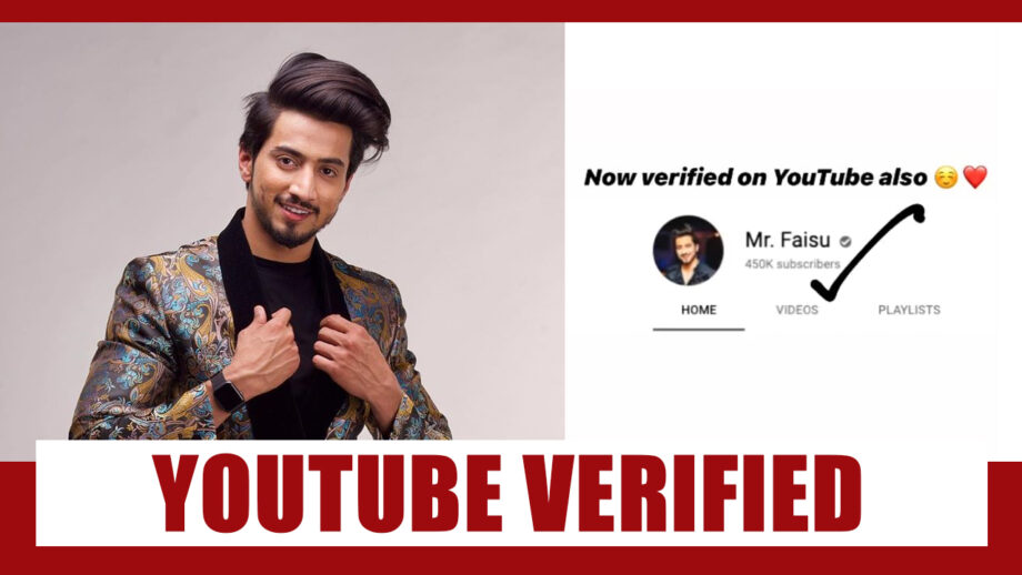 Amid the TikTok Vs YouTube battle, popular TikTok star Faisu is now YouTube VERIFIED