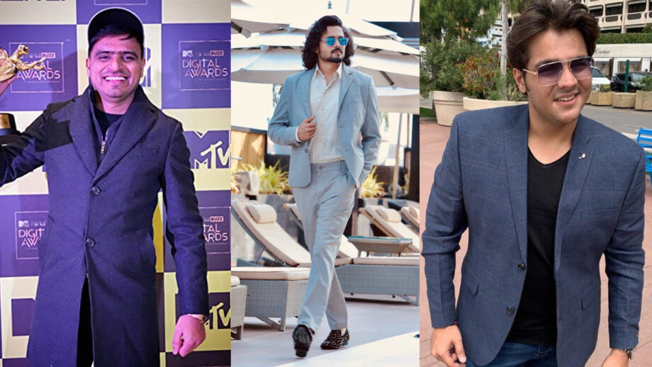 Amit Bhadana Vs Bhuvan Bam Vs Ashish Chanchlani: Who Styled in Blazer Looks? 3