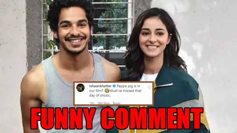 Ananya Panday reveals unofficial poster of Khaali Peeli, Ishaan Khatter's funny comment will leave you in splits 1