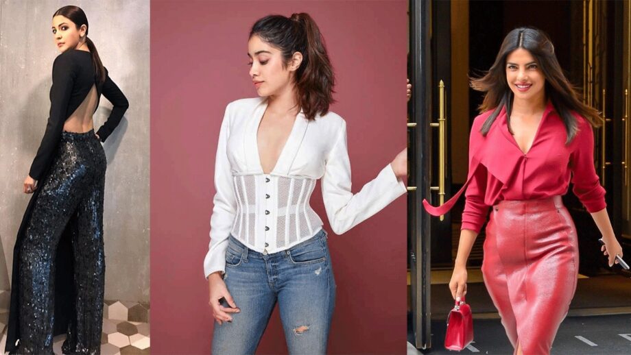 Anushka Sharma, Janhvi Kapoor, And Priyanka Chopra Know How To Pose For A Perfect Click! 7