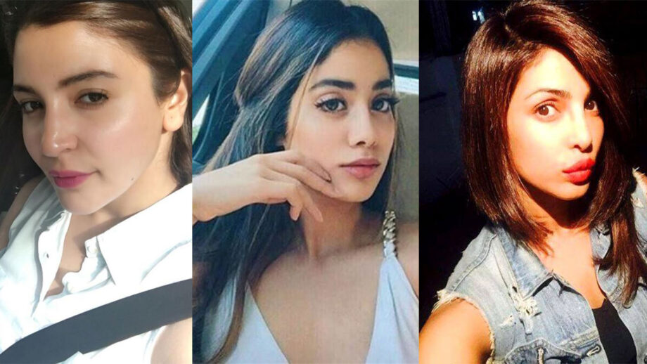 Anushka Sharma, Janhvi Kapoor, And Priyanka Chopra's Selfie Game Is Always On Point 7