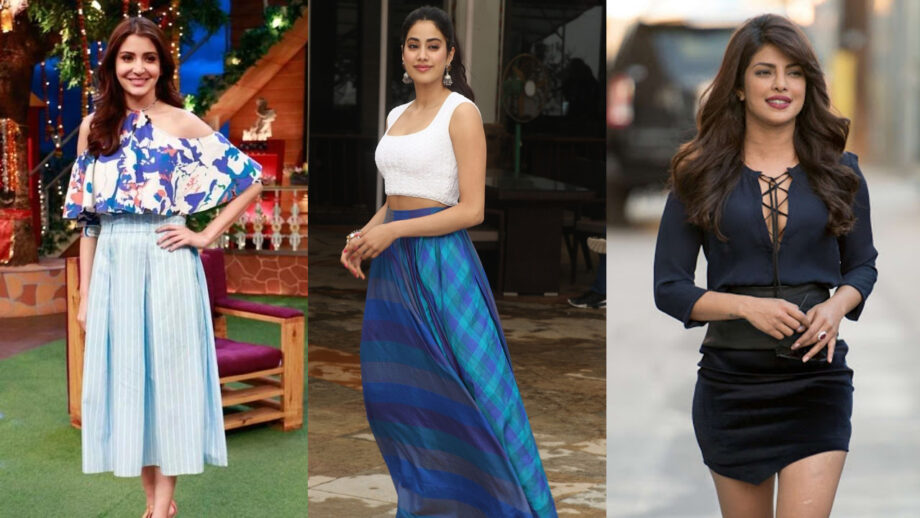 Anushka Sharma, Janhvi Kapoor, Priyanka Chopra: Check Out Skirt Outfit Ideas That Work Every Time