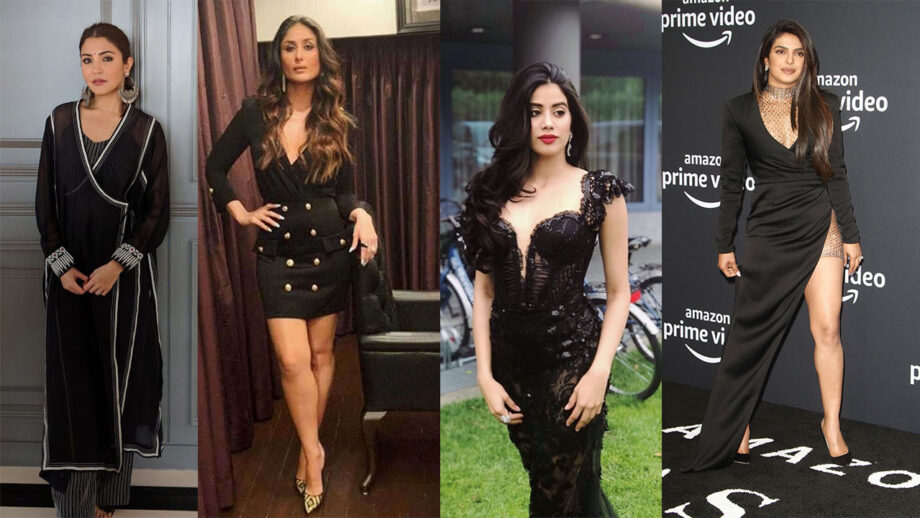 Anushka Sharma, Kareena Kapoor, Janhvi Kapoor, Priyanka Chopra: Who Nailed All The Black Outfits Like A Pro? 10