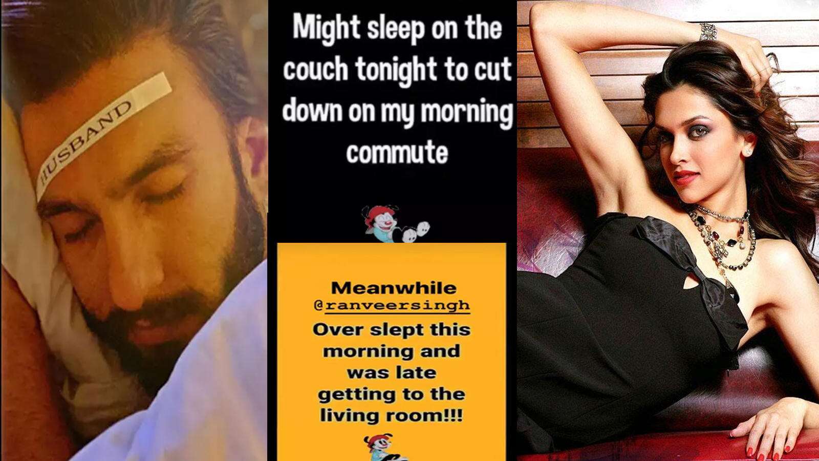 Aww: Deepika Padukone mocking Ranveer Singh for 'oversleeping' is the cutest thing on the internet today