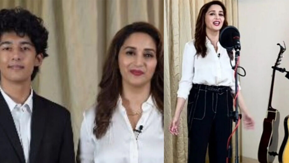 AWW: Madhuri Dixit Nene singing Ed Sheeran's Perfect with her son is cuteness personified, Check here