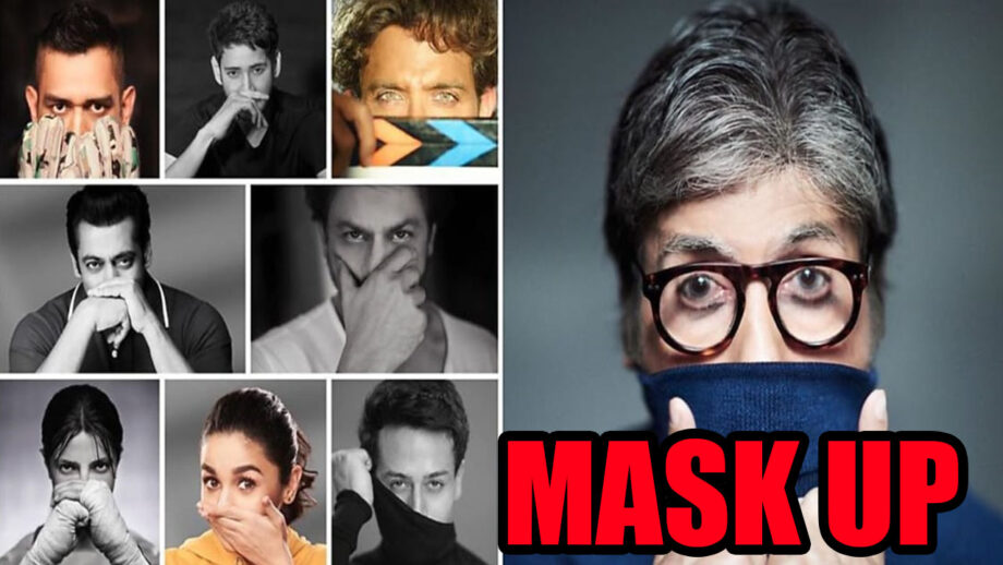 COVID-19: When Shah Rukh Khan, Salman Khan, Mahesh Babu, Amitabh Bachchan, Alia Bhatt, Hrithik Roshan come together urging people to 'mask up'