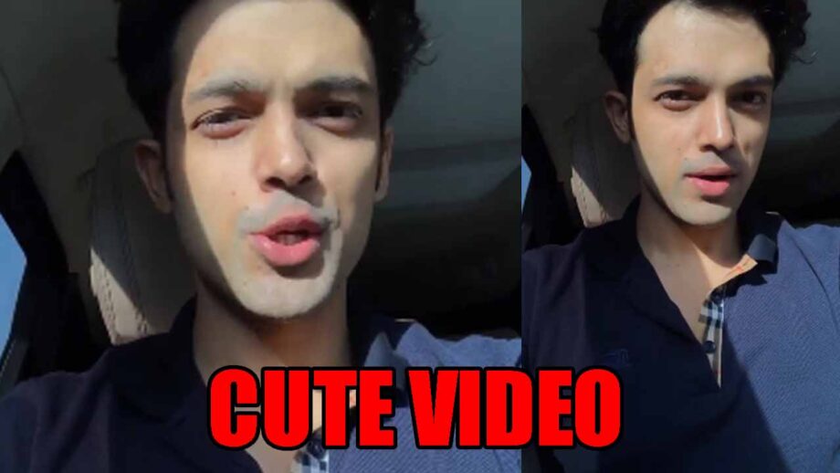 Cute video: Smarty Parth Samthaan has a song on his lips