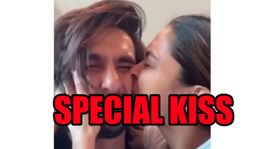 Cuteness Alert: Deepika Padukone can't stop kissing Ranveer Singh's 'squishable face'