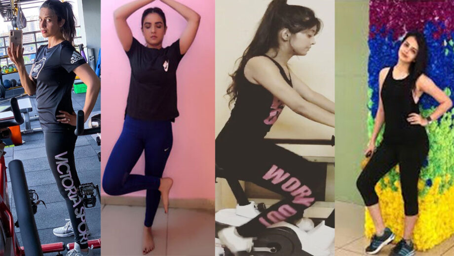 Divyanka Tripathi, Jasmin Bhasin, Shrenu Parikh, Shivangi Joshi: 8 Most Inspiring Workout Clothing Ideas 4