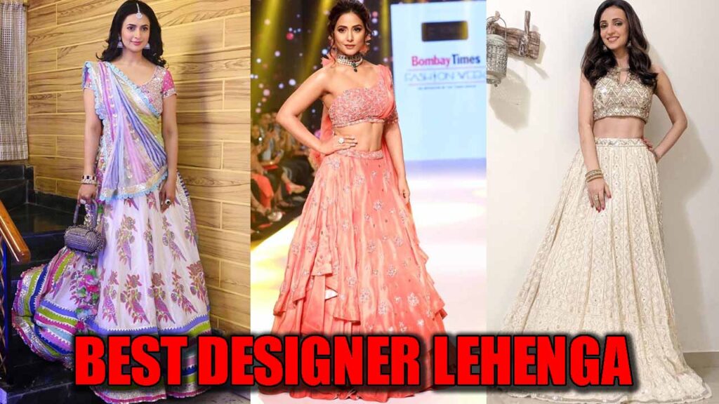Divyanka Tripathi vs Hina Khan vs Sanaya Irani: The Lady In Best Designer Lehenga 3