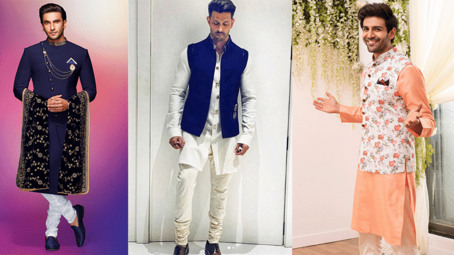 Don't Miss Out! Ranveer Singh, Hrithik Roshan And Kartik Aaryan Outfits From Engagements To Weddings 6