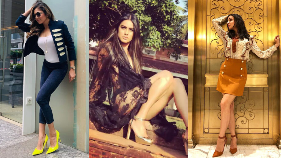 Drashti Dhami, Nia Sharma, Sanaya Irani: Stylish Outfit Ideas For How To Wear High Heels 1