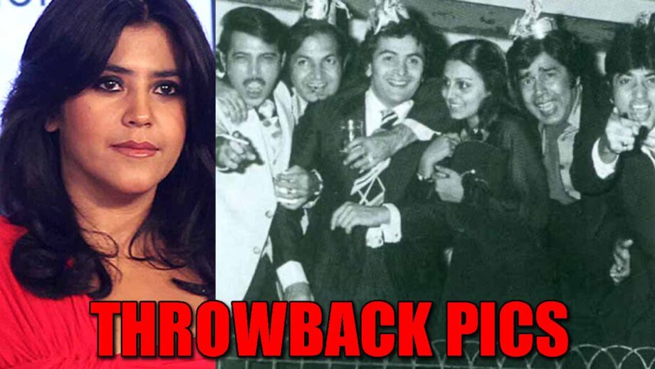 Ekta Kapoor gets emotional, shares party pictures of Rishi Kapoor, Neetu Singh, Jeetendra, Prem Chopra