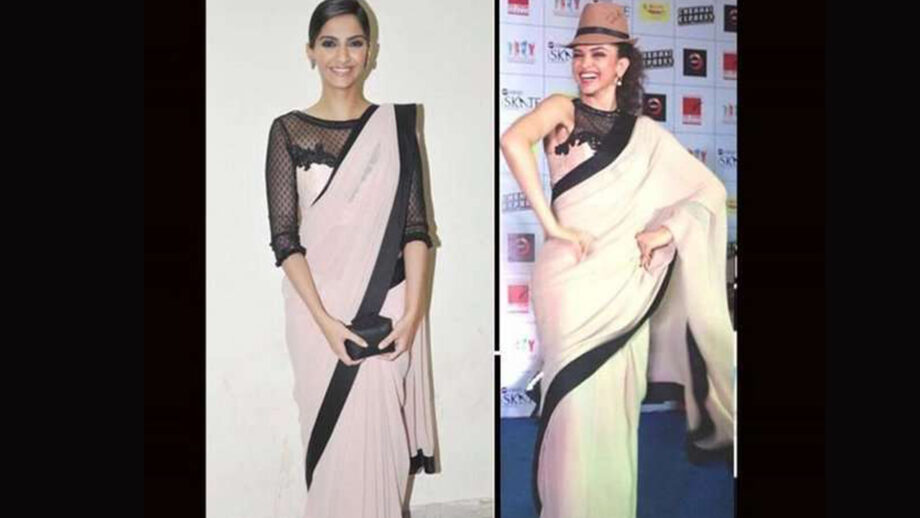 Fashion Faceoff: Sonam Kapoor Ahuja Vs Deepika Padukone In Black and White Saree: Who Wore It Best?