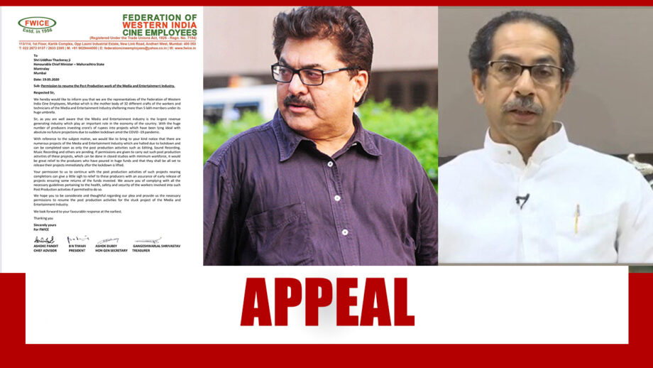 FWICE’s earnest appeal to Maharashtra Government: Read Full Letter Copy Here