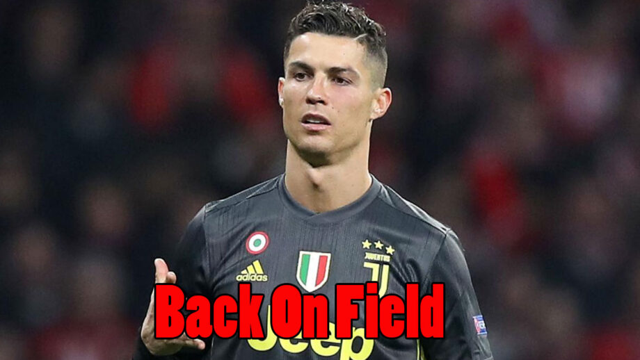  Good news: Cristiano Ronaldo is back on the grounds