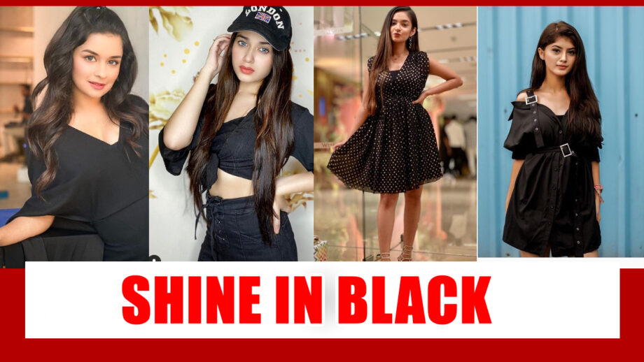 Hotness Alert: Avneet Kaur, Jannat Zubair, Anushka Sen, Arishfa Khan’s Black Looks Can Never Go Wrong!!