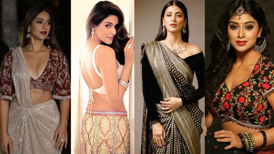 Ileana D'cruz, Asin Thottumkal, Shruti Haasan, Shriya Saran: 8 Trendy Blouse Designs For A Jaw-Dropping Look! 1