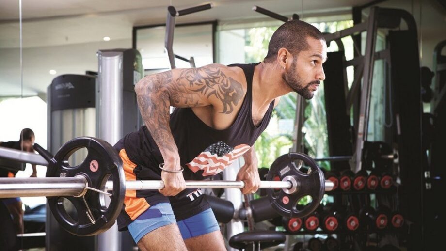 Inspirational Workout Exercises To Copy From Shikhar Dhawan In This Lockdown Period