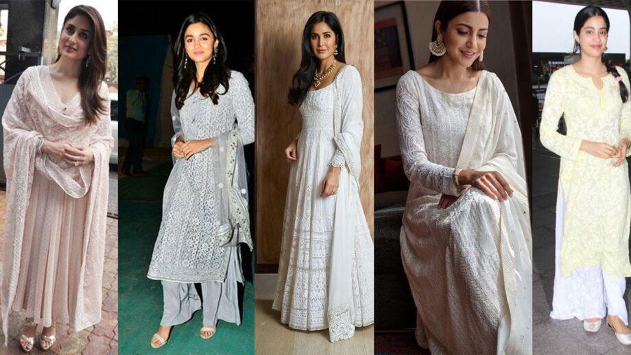 Kareena Kapoor, Alia Bhatt, Katrina Kaif, Anushka Sharma, Janhvi Kapoor: Who Looks Best In Chikankari Suit?