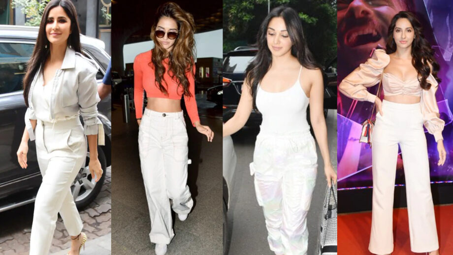 Katrina Kaif, Disha Patani, Kiara Advani, and Nora Fatehi Slay The White Pants Look Perfectly, See Pics