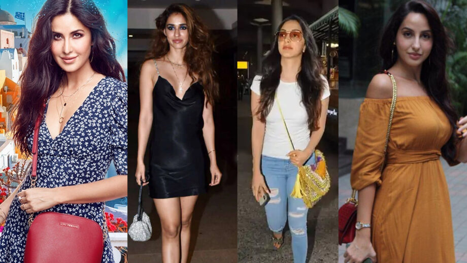 Katrina Kaif, Disha Patani, Kiara Advani, Nora Fatehi: Bollywood Divas With Their Gorgeous Clutch Bags