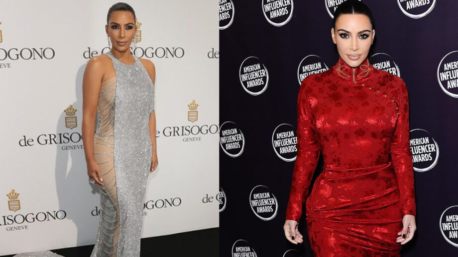 Kim Kardashian Looks Resplendent In These Shimmery Dresses!