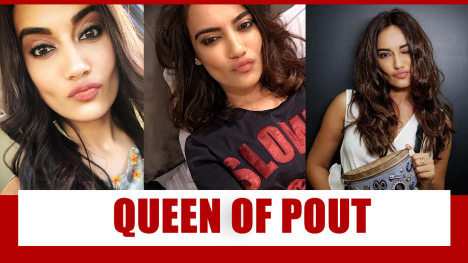Naagin fame Surbhi Jyoti’s hot lips: Queen of Pout