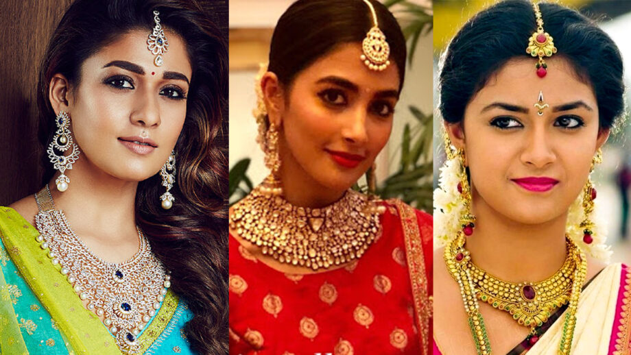 Nayanthara, Pooja Hegde And Keerthy Suresh shows you how to style Maang tikka in different looks