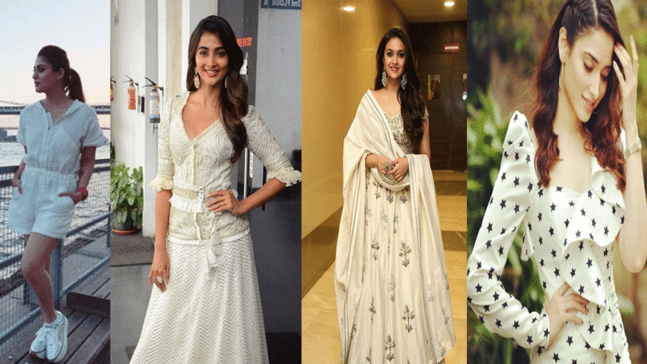 Nayanthara, Pooja Hegde, Keerthy Suresh, Tamannaah Bhatia: Tollywood Celebrities Who Are Slaying In White Outfits