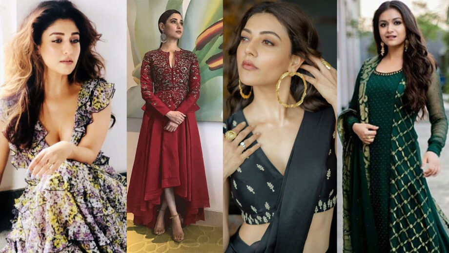 Nayanthara, Tamannaah Bhatia, Kajal Aggarwal, Keerthy Suresh: Who Pulled Off Vibrant Colored Outfits Better?