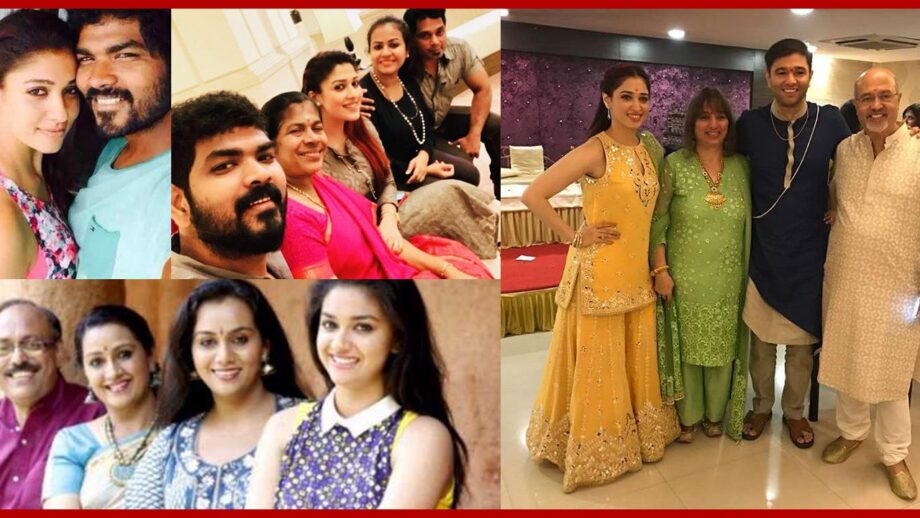 Nayanthara, Tamannaah Bhatia, Keerthy Suresh: Tollywood Actresses And Their Adorable Moments With Family
