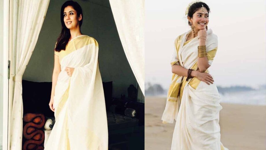 Nayanthara VS Sai Pallavi: Who Looks Classy White South Sarees? 2