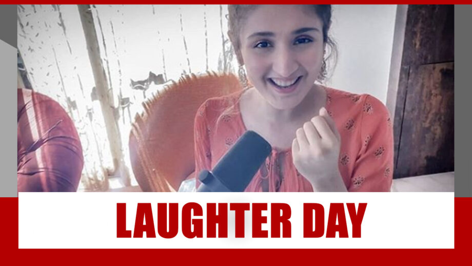 Pop sensation Dhvani Bhanushali just can’t stop laughing, we tell you why