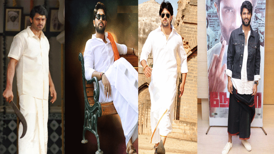 Prabhas, Allu Arjun, Yash, Vijay Deverakonda: Pick Up Your  Favourite Lungi Style