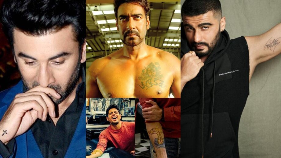 Ranbir Kapoor, Arjun Kapoor, Ajay Devgn, And Sidharth Malhotra's Interesting Tattoos 8