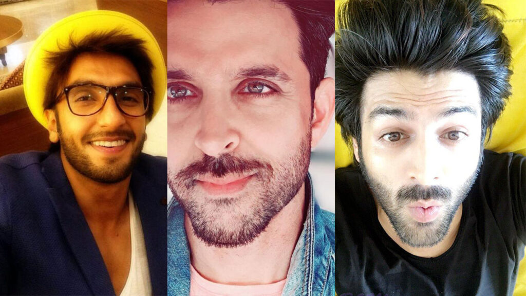 Ranveer Singh, Hrithik Roshan, And Kartik Aaryan's Selfie Game Is Always On Point 1