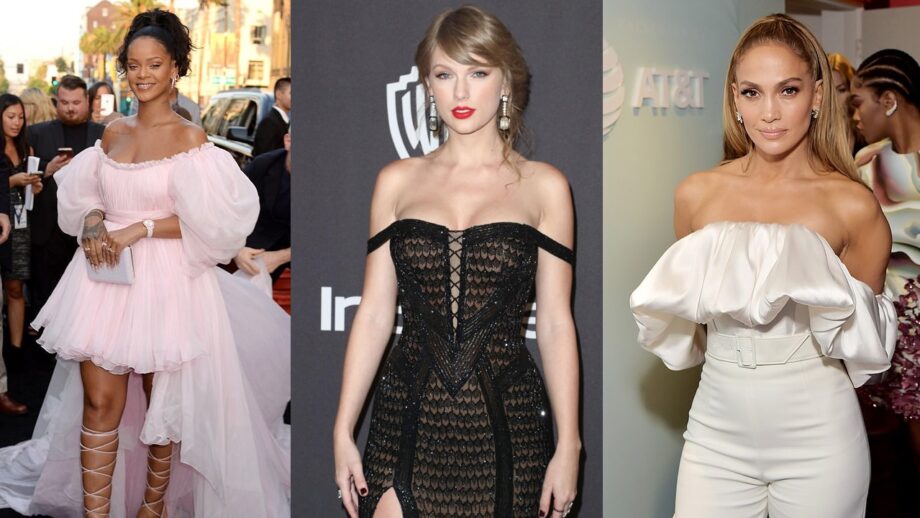 Rihanna, Taylor Swift, Jennifer Lopez: Pick These Off-Shoulder Outfits For This Summer Season! 6