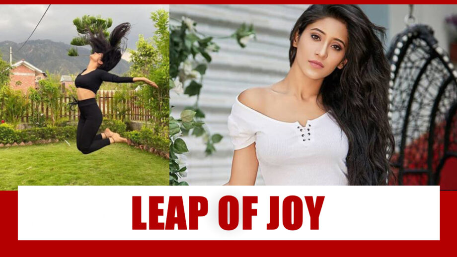 Shivangi Joshi has a mighty leap of JOY, check here