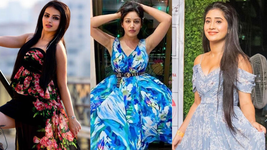 Shrenu Parikh Vs Shivangi Joshi Vs Surbhi Chandna: Who Pulled Off Floral Outfit Better? 3