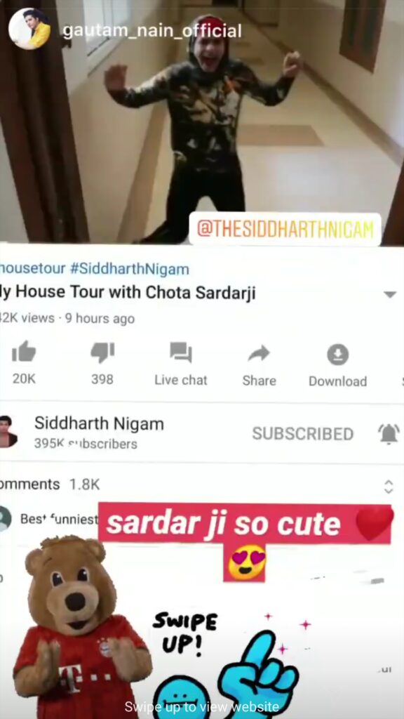Siddharth Nigam takes his fans on his ‘House Tour’, check here