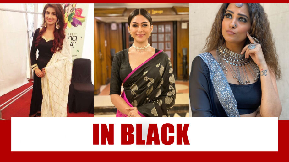 Sriti Jha, Mrunal Thakur, Anita Hassanandani: The Diva In Black