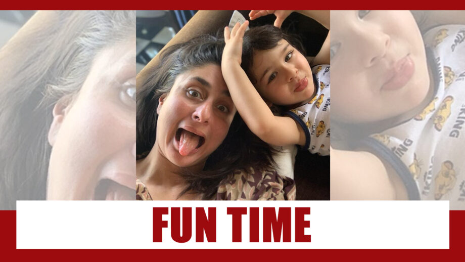 Taimur Ali Khan and Kareena Kapoor have a blast on Mother’s Day