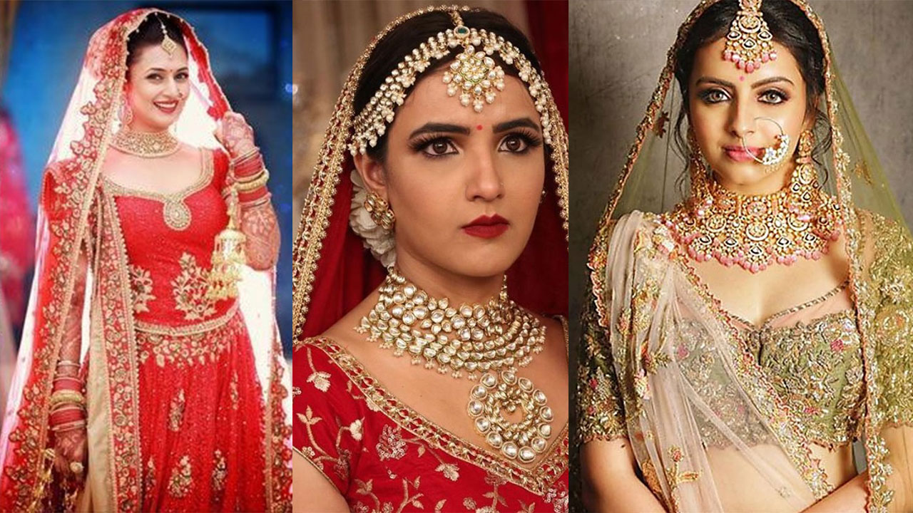 Take Bridal Lehenga Inspiration From Divyanka Tripathi, Jasmin Bhasin And  Shrenu Parikh To Spice Up Shaadi Season | IWMBuzz