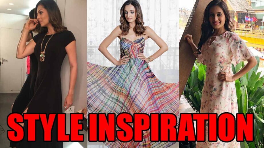 Take cues from Drashti Dhami, Sanaya Irani and Rhea Sharma to style your maxi dress better; See Pics